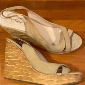 Miu Miu Platform Sandals